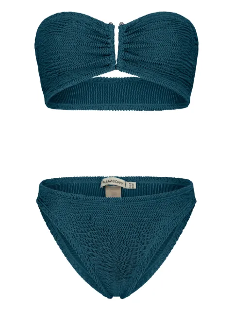 PARAMIDONNA Frida textured two pieces set Blue CR26FTPM