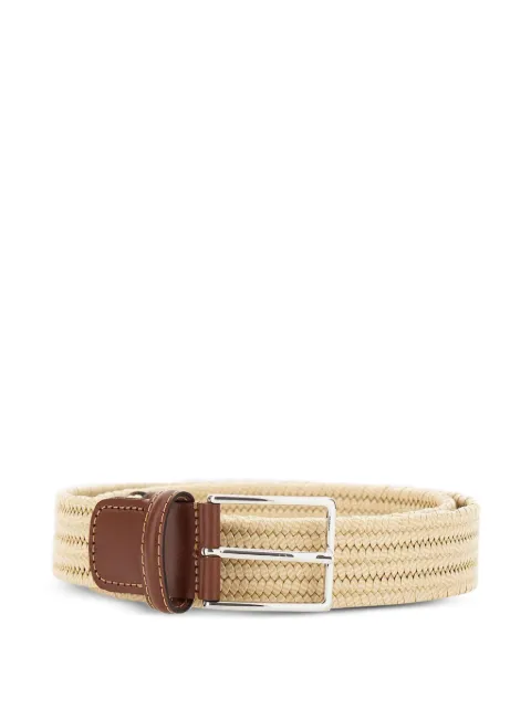 ATHISON woven pin-buckle belt Neutrals 207