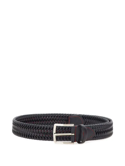 ATHISON woven pin-buckle belt Blue 105AP4512