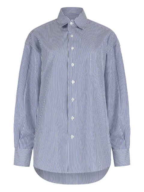 PARAMIDONNA Vanessa striped shirt Blue CR26VSSNB