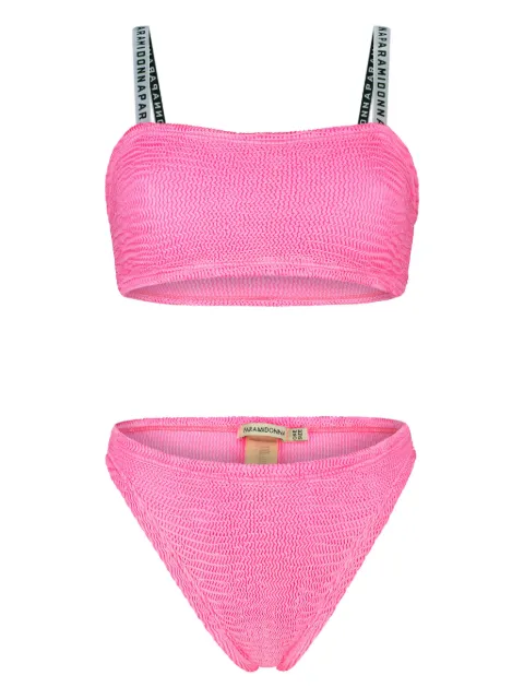 PARAMIDONNA Merry branded-straps bikini Pink CR26MLWBM