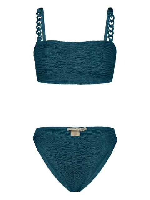 PARAMIDONNA Penelope chain-straps bikini Blue CR26PM