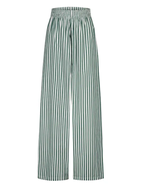 PARAMIDONNA Cora striped beach trousers White CR26CPSG