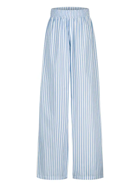 PARAMIDONNA Cora striped trousers Blue CR26CPSBL