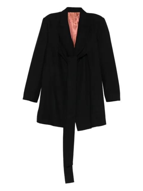 Jean Paul Gaultier Pre-Owned 1990s belted blazer Black HOLAJPG159