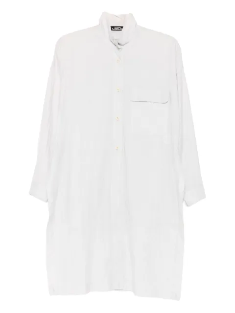 Issey Miyake Pre-Owned 1987 flap-pocket shirt Grey MIY1002