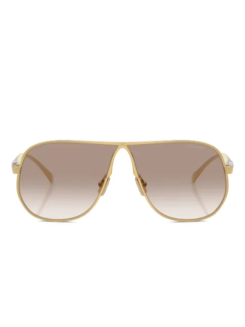 Miu Miu Eyewear geometric sunglasses Gold SMUA565AK90L