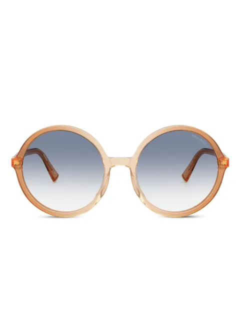 Miu Miu Eyewear round-frame sunglasses Neutrals MUB02S