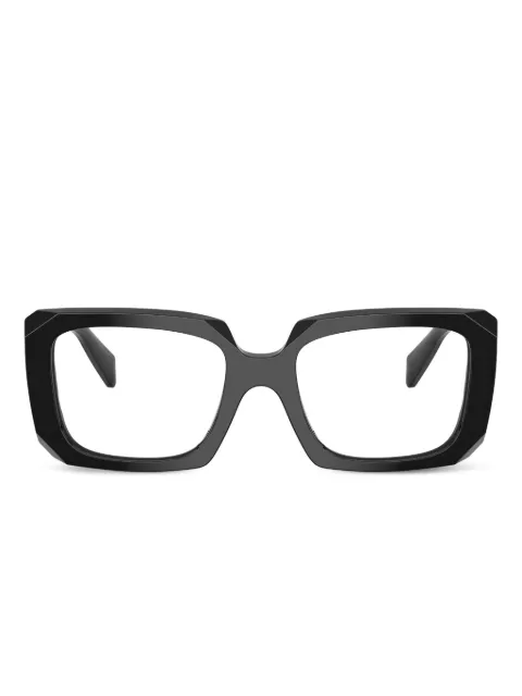 Prada Eyewear geometric-frame glasses Black PRC09V16K1O1