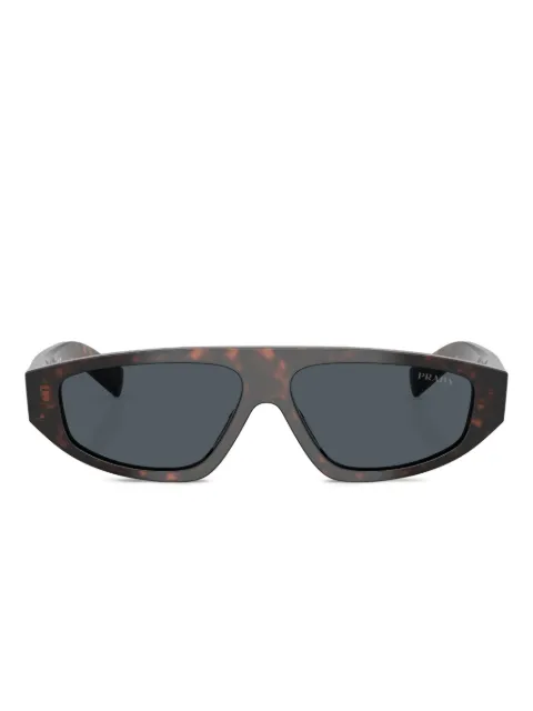 Prada Eyewear geometric-frame sunglasses Brown PRC02S