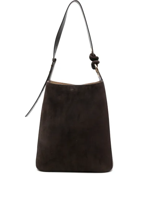 Anya Hindmarch knot detail tote bag Brown 200363
