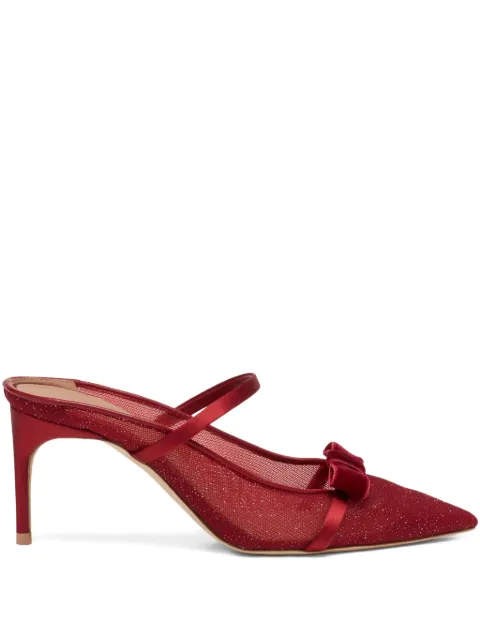 Malone Souliers 70mm Aurora heeled mules Red AURORA7018