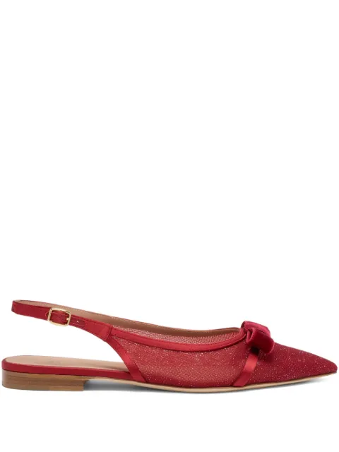Malone Souliers Jama slingback flat pumps Red JAMA1016