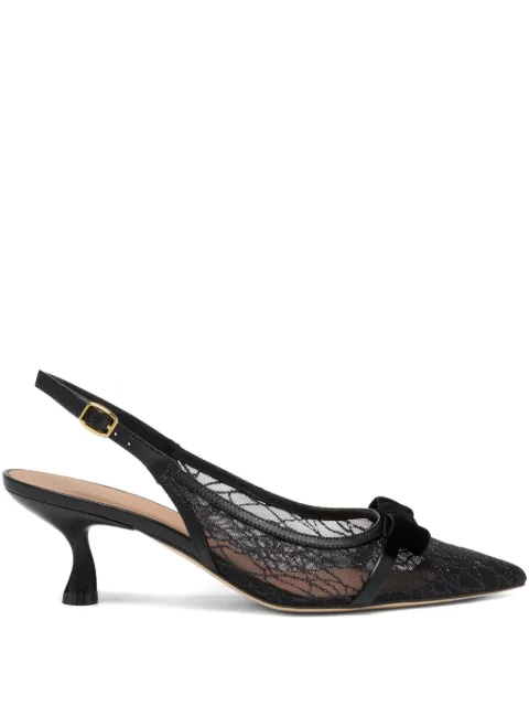 Malone Souliers 45mm Jama slingback pumps Black JAMA4519