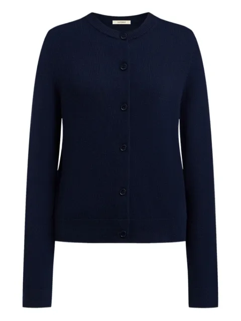 12 STOREEZ crew-neck cardigan Blue 128835