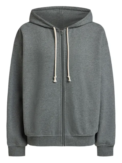 12 STOREEZ terrycloth zip-up hoodie Grey 129552