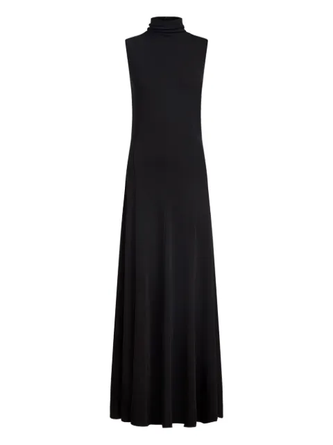12 STOREEZ turtleneck maxi dress Black 130451