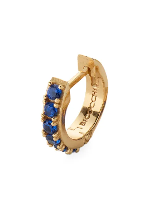 Emanuele Bicocchi embellished hoop earring Gold BLUEGOLDORECSINGCDLE1G