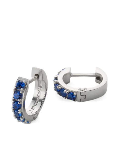 Emanuele Bicocchi embellished hoop earrings Silver BLUEEARCOPPIACDLE1C