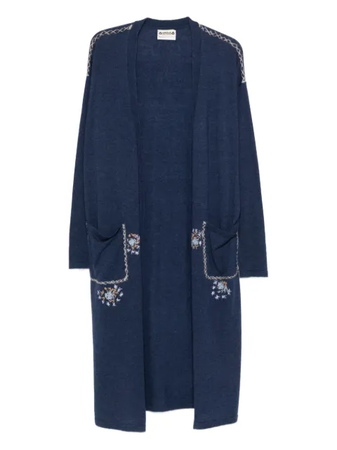 A.N.G.E.L.O. Vintage Upcycling embroidered jacket Blue AU320TC