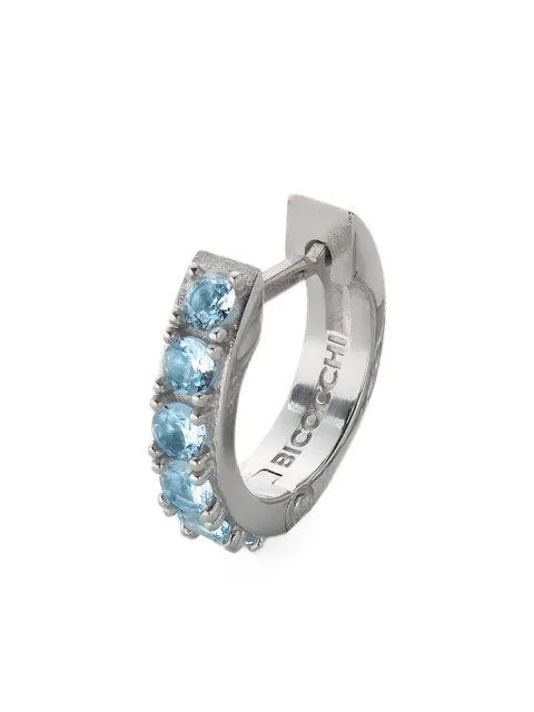 Emanuele Bicocchi embellished hoop earring Silver ACQMARORECSINGCDLE1
