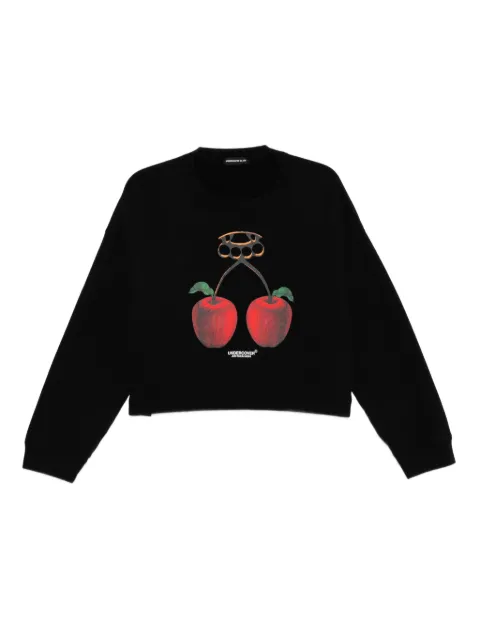 Undercover Cotton fleece sweatshirt Black UC2E88025