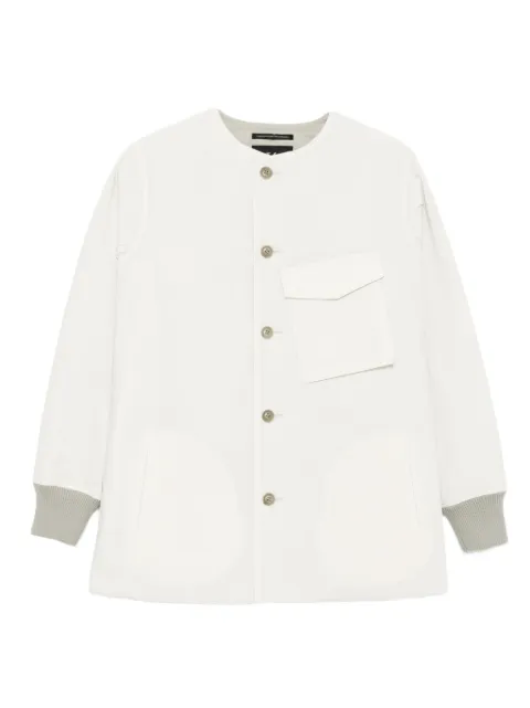 Y's PE/Tafta pocket jacket Neutrals YLJ12900