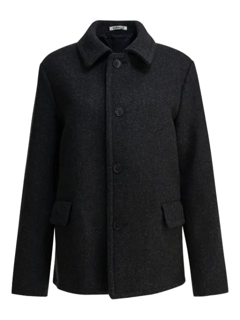 Auralee single-breasted wool coat Grey A25AC02HDDARKCHARCOAL