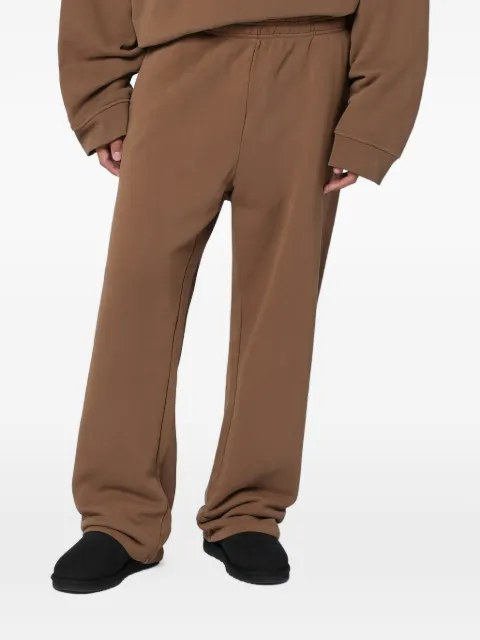 ENTIRE STUDIOS cotton track pants Brown UNU253017CO