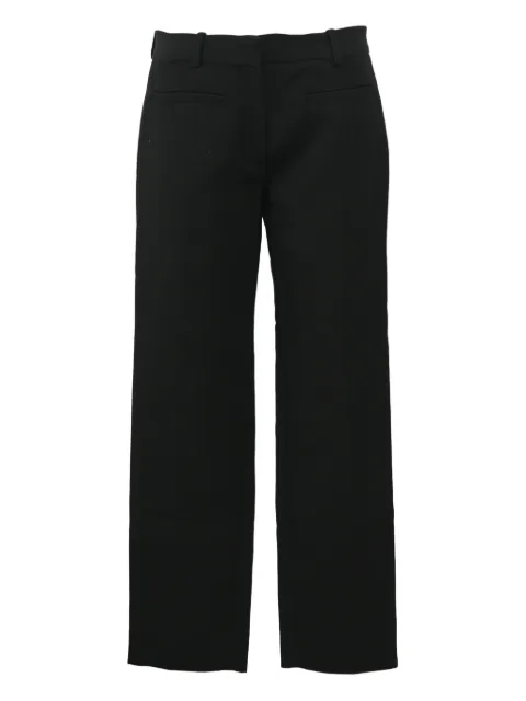 Christian Dior Pre-Owned high-rise straight-leg trousers Black TONPUHKCL432211W
