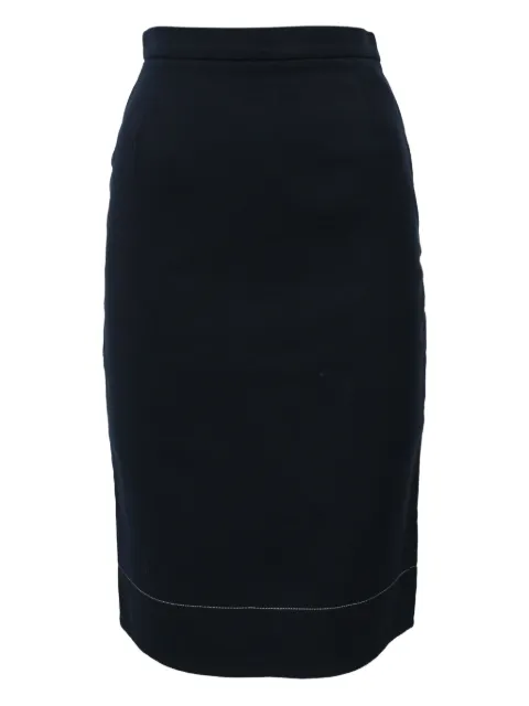 Prada Pre-Owned pencil midi skirt Blue NAPPUHKCL444064W