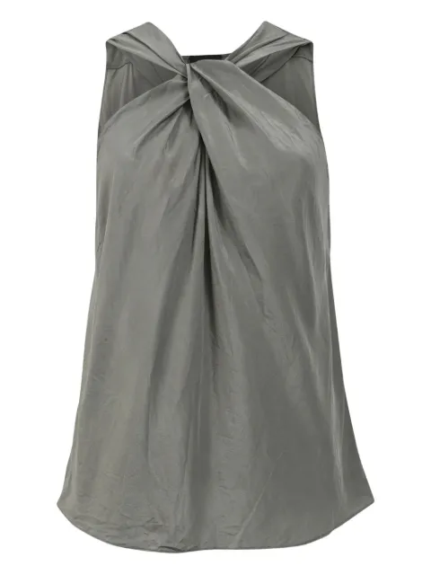 Theory twisted halterneck top Grey NAPPUHKCL455392W