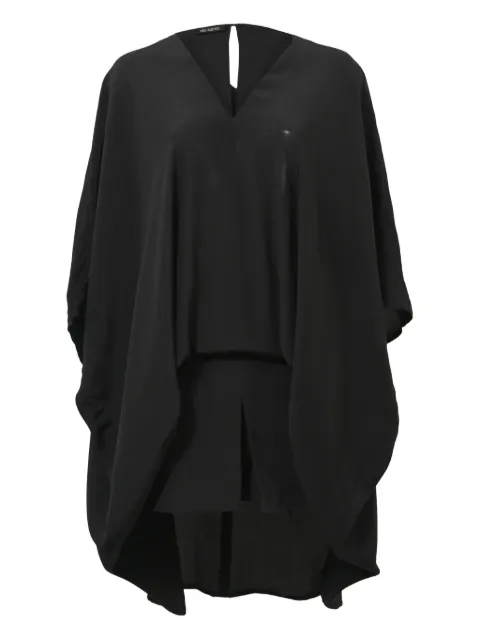 Neil Barrett V-neck keyhole mini dress Black TONPUHKCL372321W