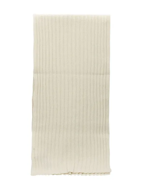 VIETTI MERCHANDISE ribbed scarf White ASCOSTEFF7E100