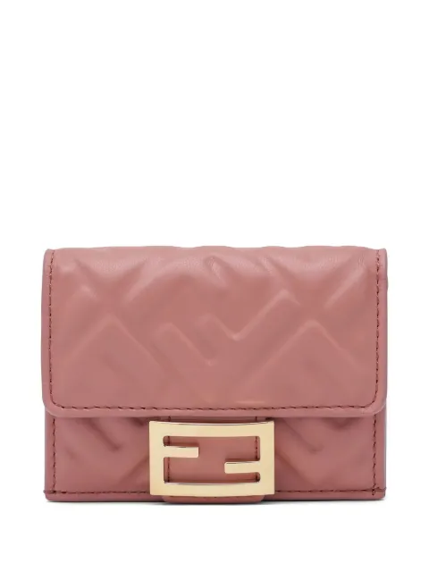 FENDI quilted logo wallet Pink 8M0395AAJD