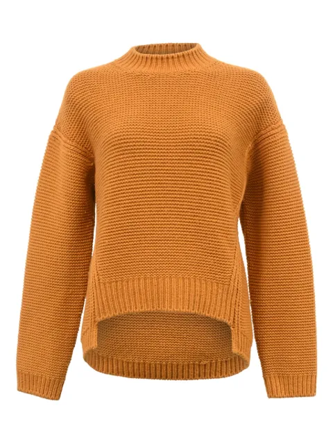 Hermès Pre-Owned 500mm knitted mock neck sweater Orange NAPPUHKCL458342W