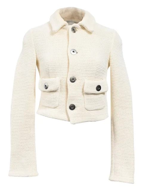 Bottega Veneta Pre-Owned knitted button-down jacket Neutrals NAPPUHKCL420582W