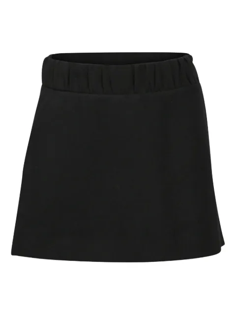 Neil Barrett gartered waist A-line skirt Black TONPUHKCL398918W