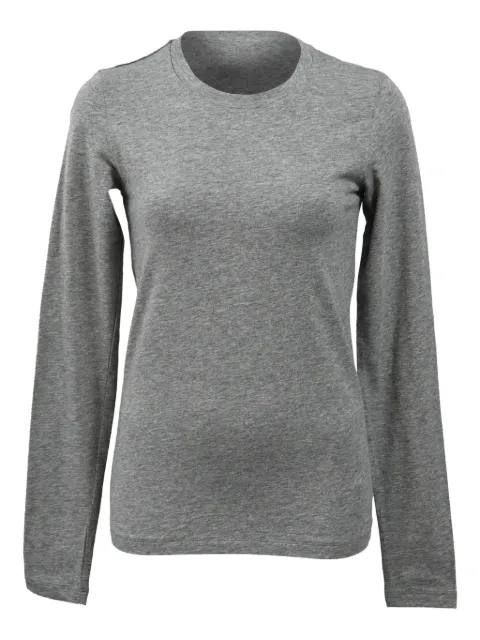 Theory crew-neck long-sleeve T-shirt Grey TONPUHKCL444674W