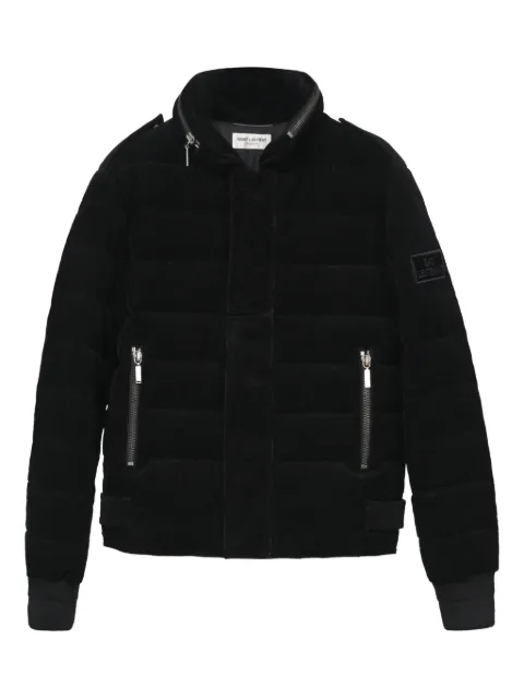 Saint Laurent Pre-Owned 2017 Bad Lieutenant puffer jacket Black MRPPUHKCL370078M