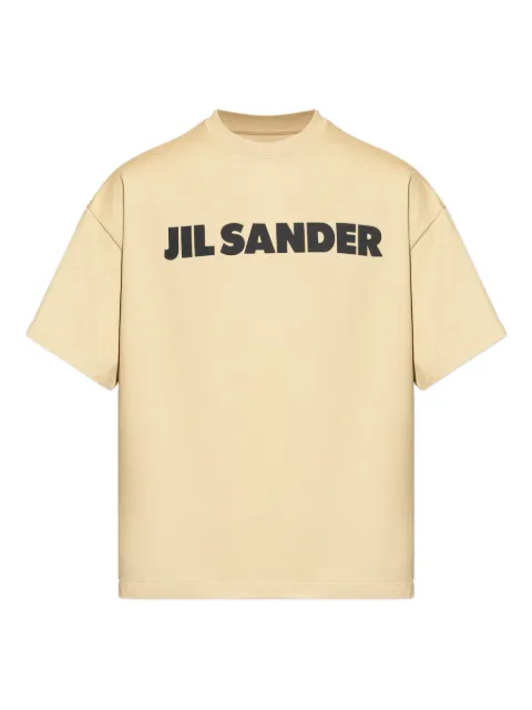 Jil Sander logo-print T-shirt Neutrals J22GC0221J20348