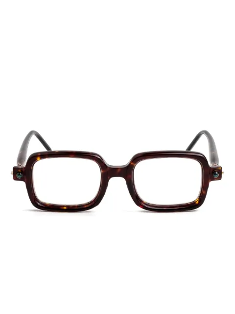 Kuboraum P2 glasses Brown MASKEP2