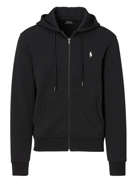 Polo Ralph Lauren full-zip embroidered-logo hoodie Black 710883329