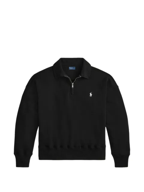 Polo Ralph Lauren quarter-zip fleece pullover Black 211B18686002