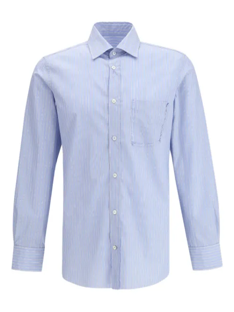Maison Margiela striped pocket shirt Blue S50DT0073M35722