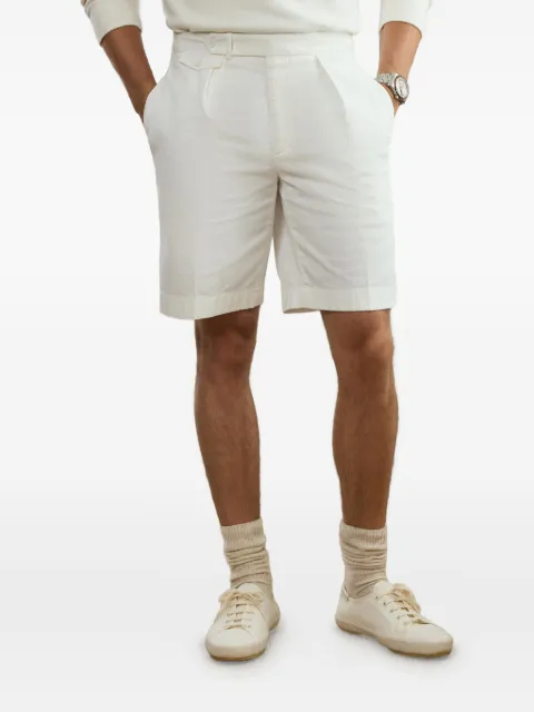 Ralph Lauren Purple Label pleated-detail chino short White 798979183001