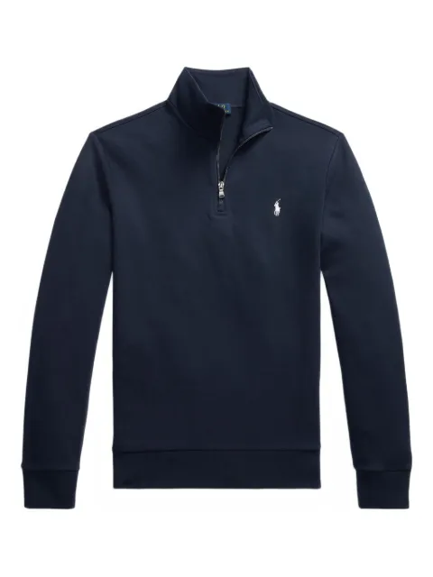 Polo Ralph Lauren quarter-zip embroidered sweatshirt Blue 710905382