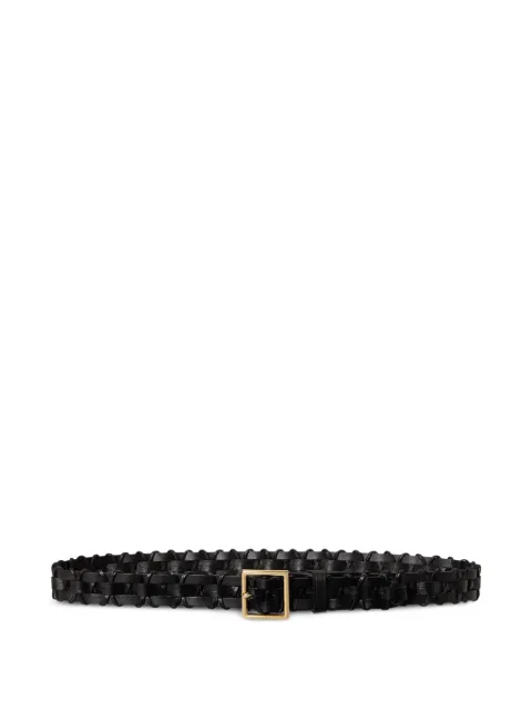 Polo Ralph Lauren braided-leather belt Black 429P05796002