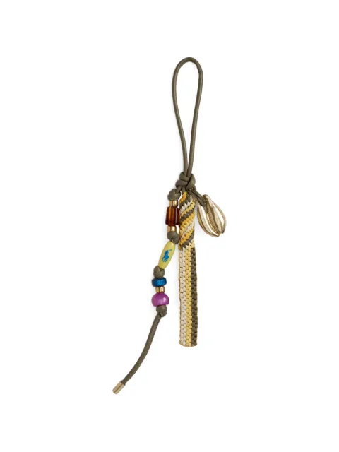 Polo Ralph Lauren beaded-embellishment keyring Green 427P01452002