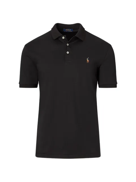 Polo Ralph Lauren button short-sleeve polo shirt Black 710660606005